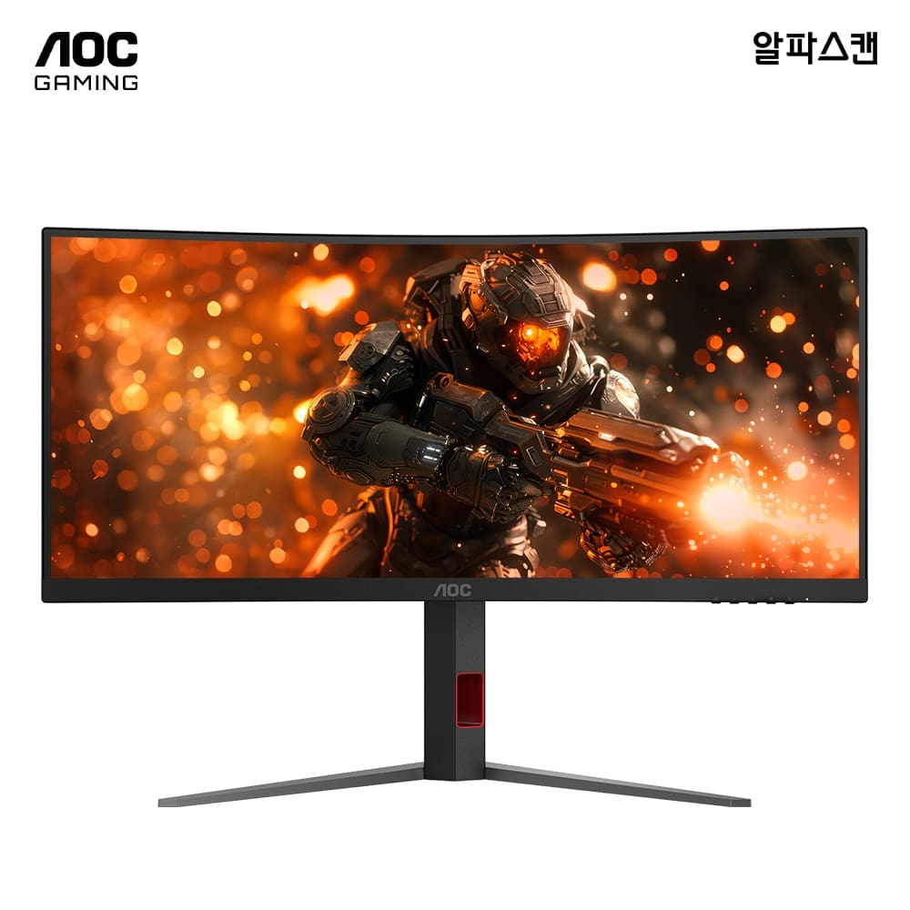 알파스캔, 34형 21:9 울트라와이드 180Hz 커브드 게이밍 ‘CU34G4’ 출시 CU34G4 제품컷