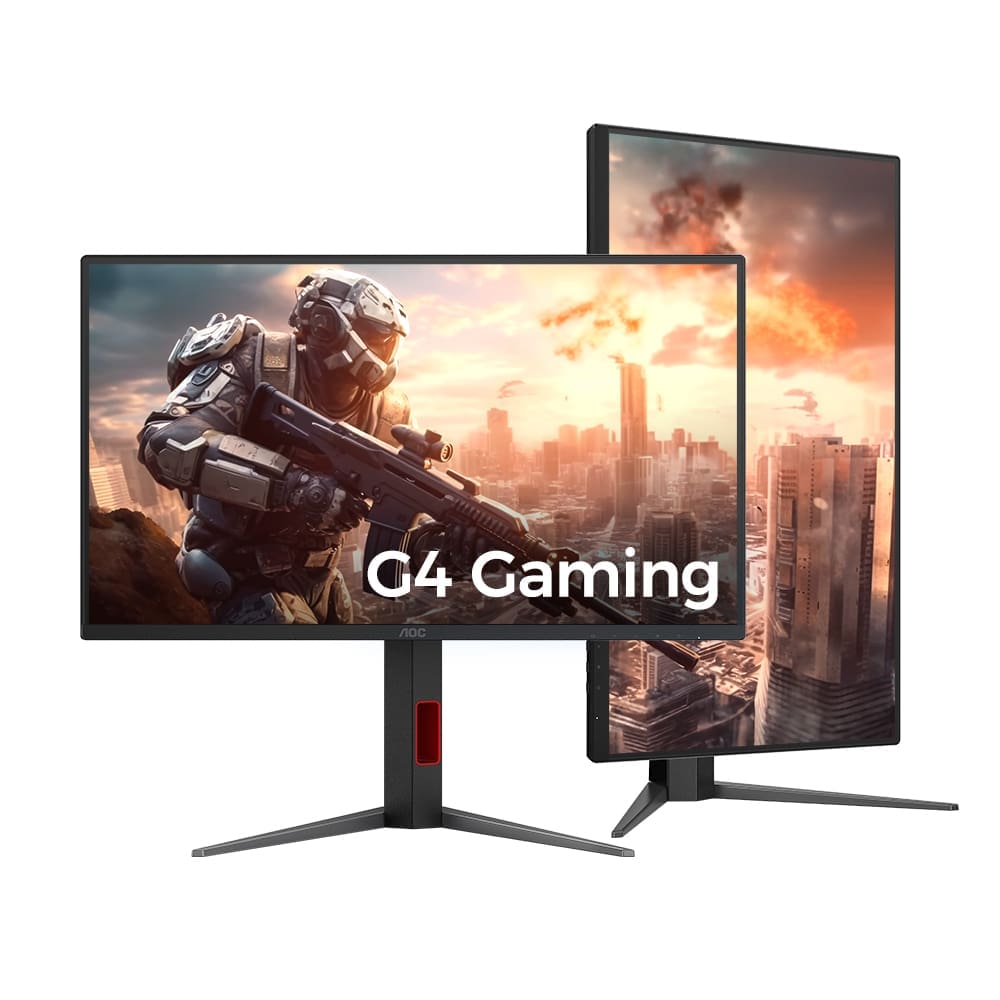 알파스캔 AOC 25G4K 420Hz Fast IPS 프리싱크 고주사율 AI HDR 400 멀티스탠드 무결점 FPS 게이밍 25인치 모니터 듀얼 세로